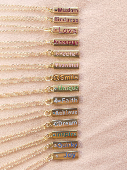 Spread Positivity Necklace